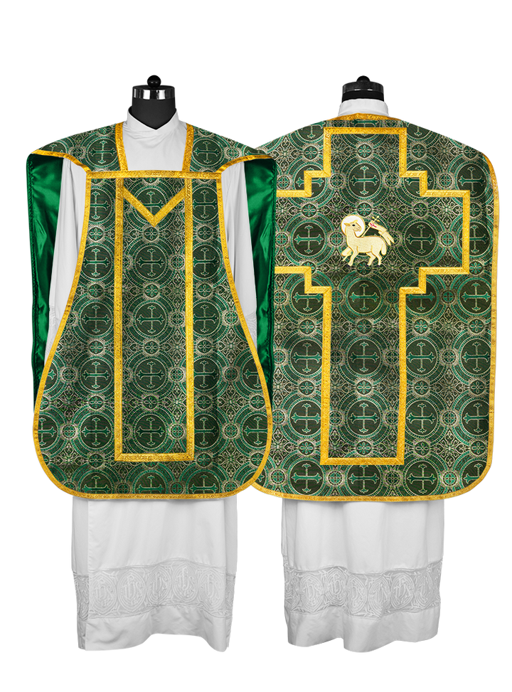 Roman Chasuble with adorned motif
