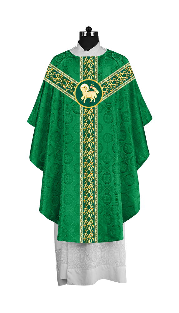 Gothic Chasuble with Y-type Embroidered Orphrey