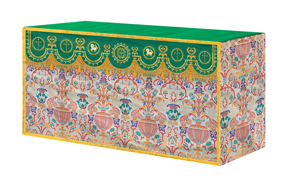 Tapestry Altar Cloth with Woven Braids