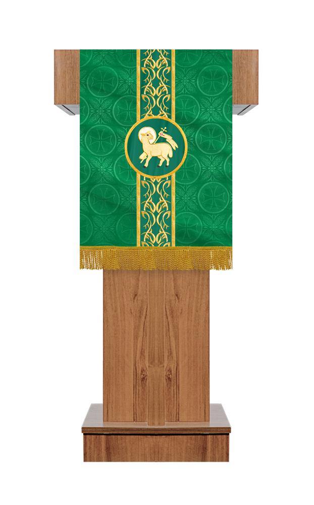 Adorned Pulpit/Lectern with Fine Embroidery