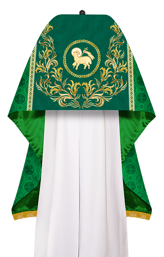 Humeral Veil Vestment with Embroidery Motif