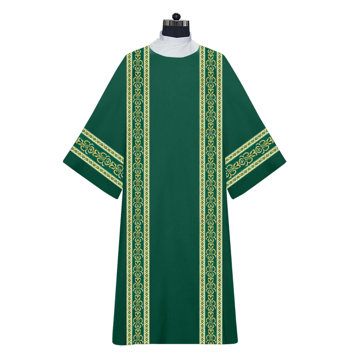 Dalmatics Vestments Enhanced With Woven Braids