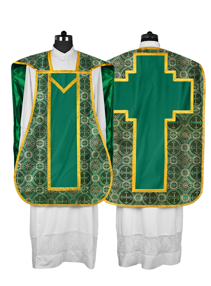 Fiddleback with spiritual motif