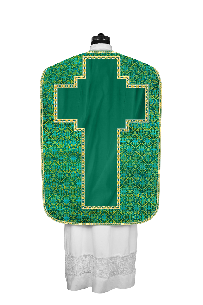 Roman chasuble with Motif and Trims