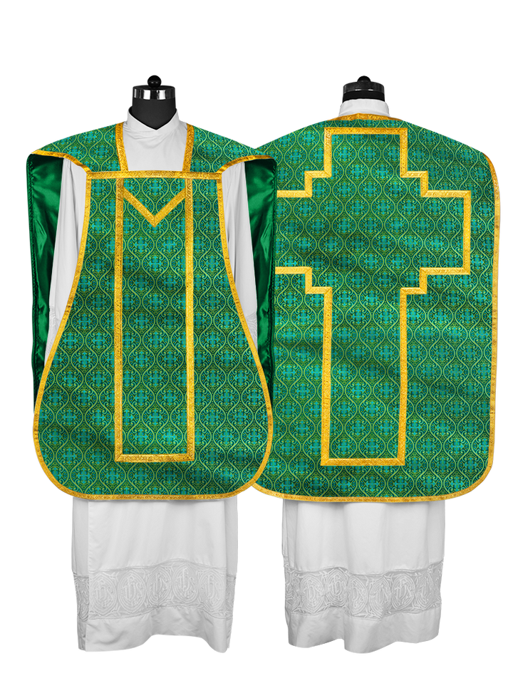 Roman Chasuble with adorned motif