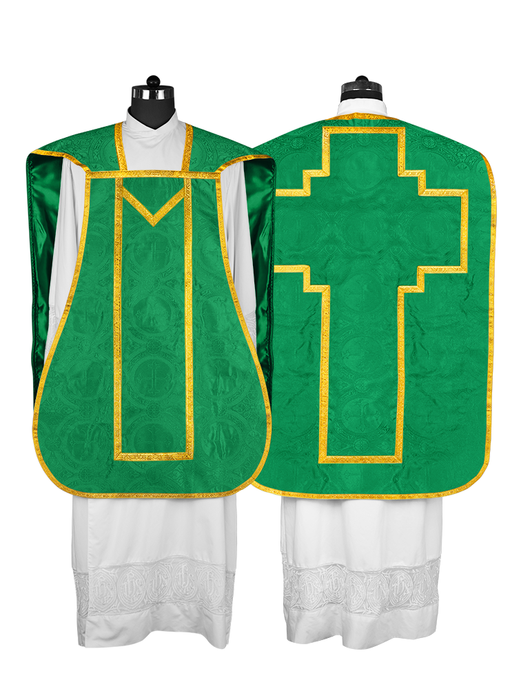 Roman Chasuble with adorned motif