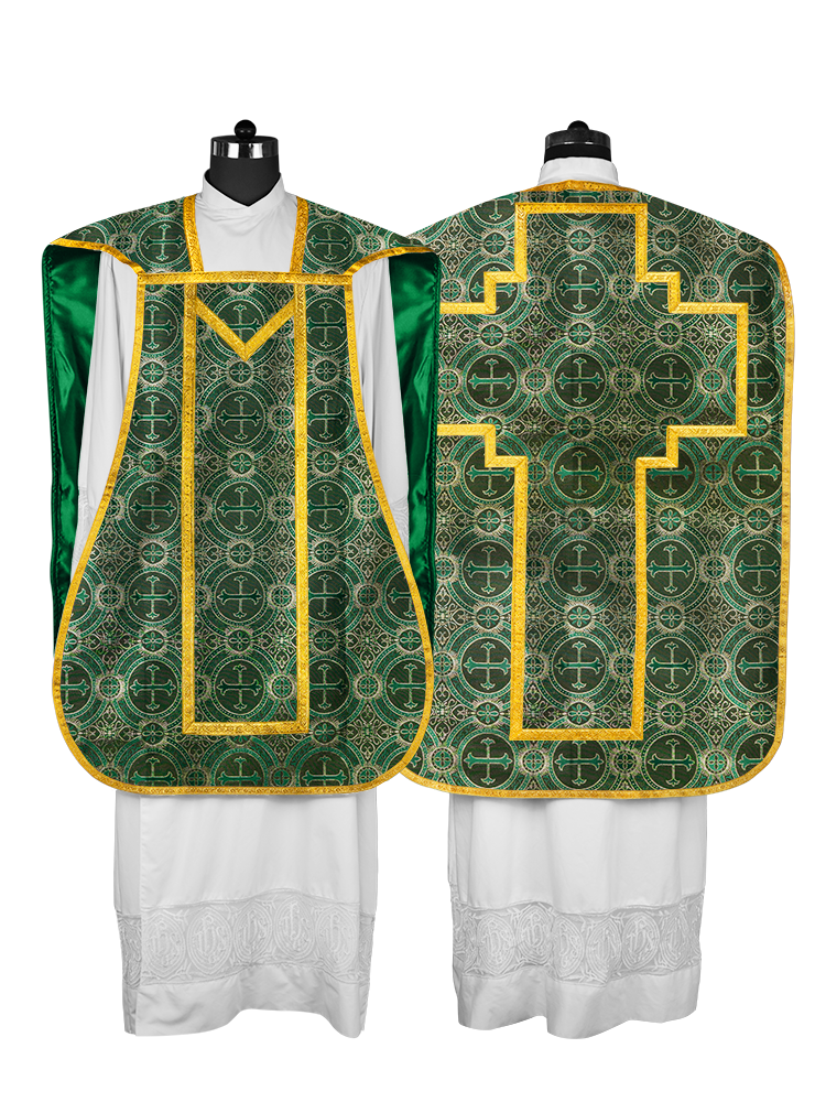 Roman Chasuble with adorned motif