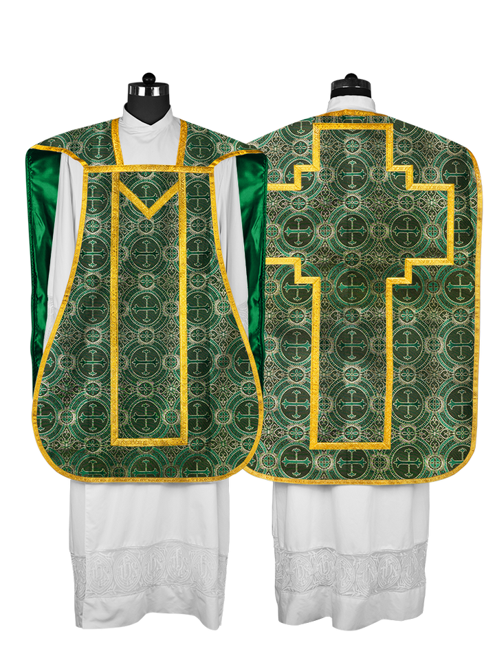 Roman Chasuble with adorned motif