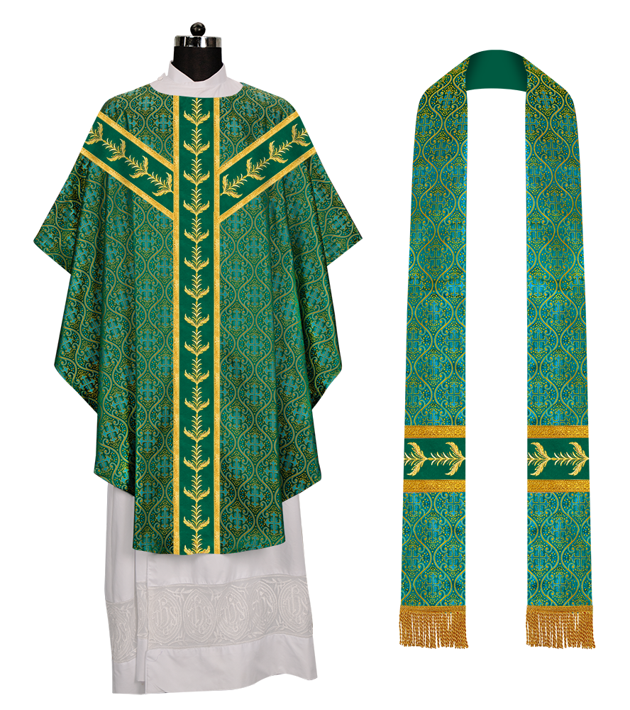 Gothic Chasuble Vestment with Lace