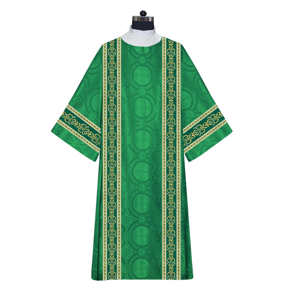 Dalmatics Vestments Enhanced With Woven Braids