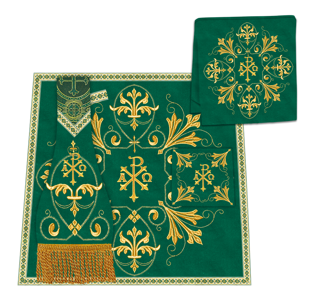 Gothic Chasuble With Adorned Braids And Trims