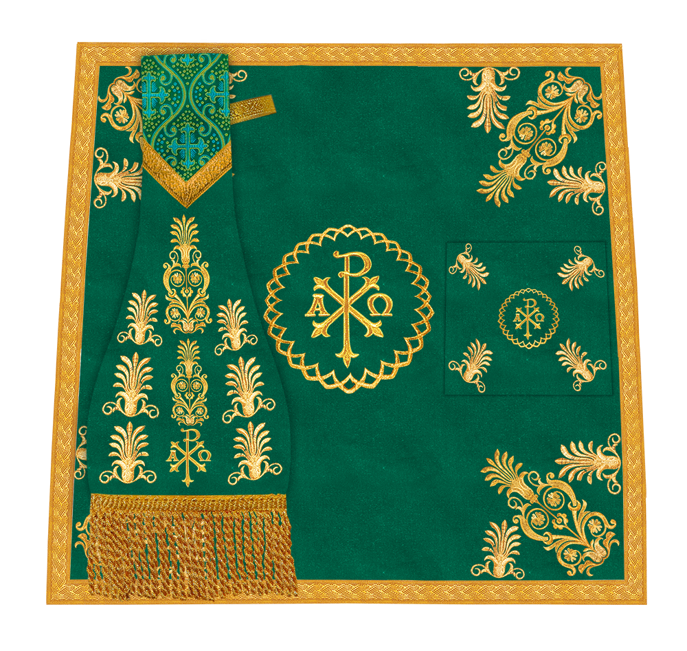 Mass set with solemn designs