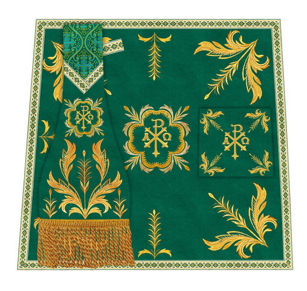 Borromean Chasuble Vestment With Liturgical Trims