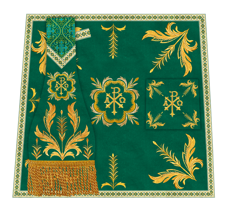 Borromean Chasuble Vestment With Liturgical Trims