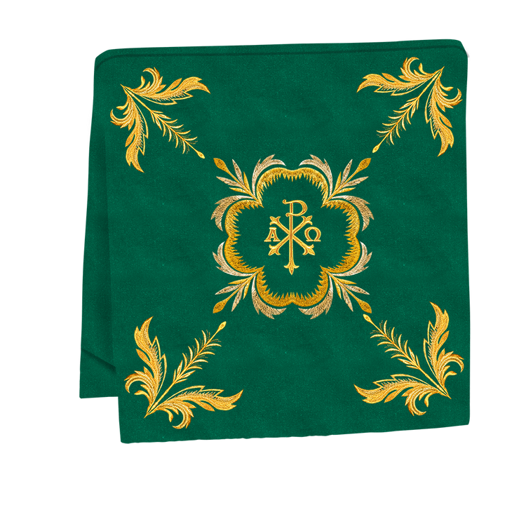 Handcrafted Church Altar Cloth with Detailed Embroidered Trims