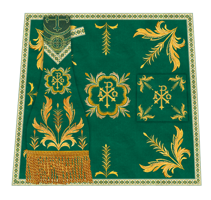 Borromean Chasuble Vestment With Liturgical Trims