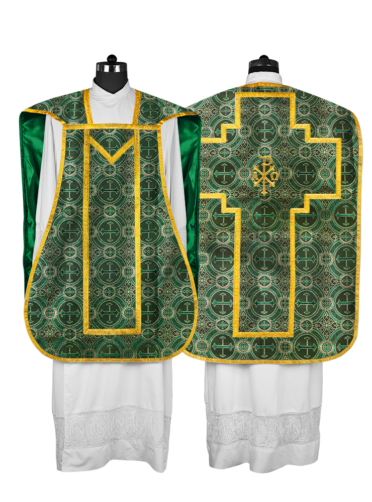 Roman Chasuble with adorned motif