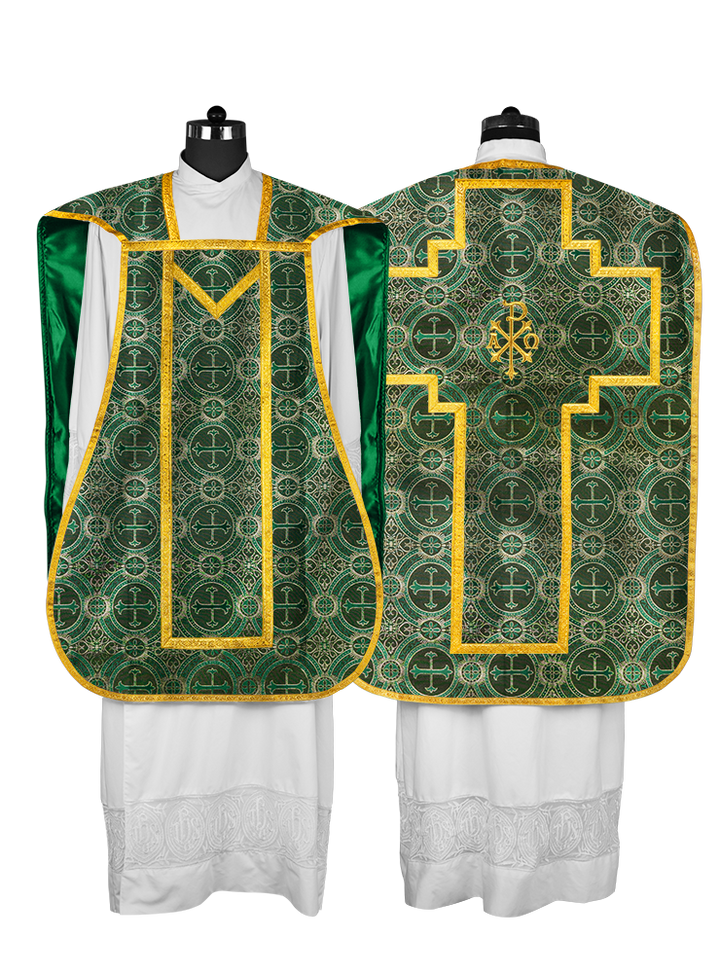 Roman Chasuble with adorned motif
