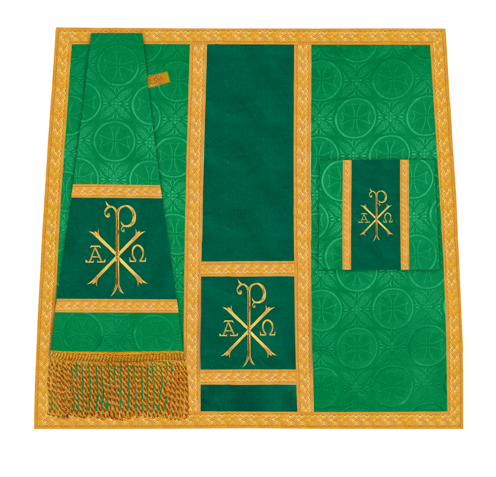 Mass Set adorned with Liturgical Motif