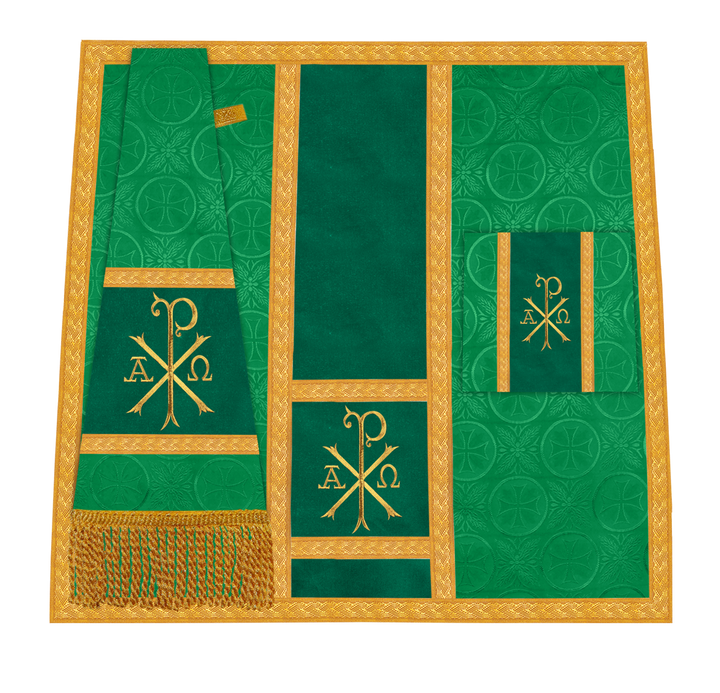 Mass Set adorned with Liturgical Motif