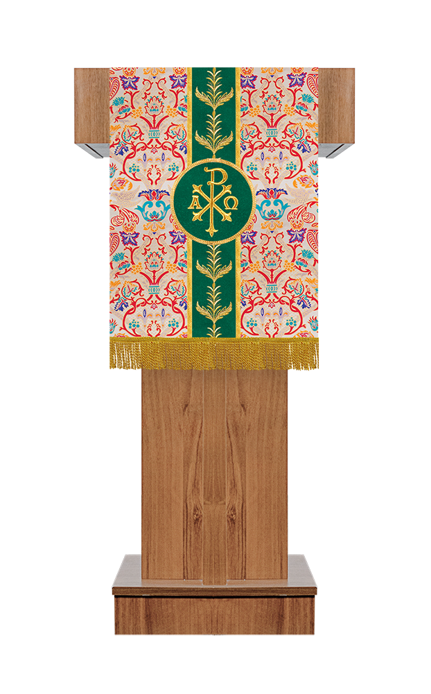 Tapestry Pulpit/Lectern Liturgical Embroidered Motif