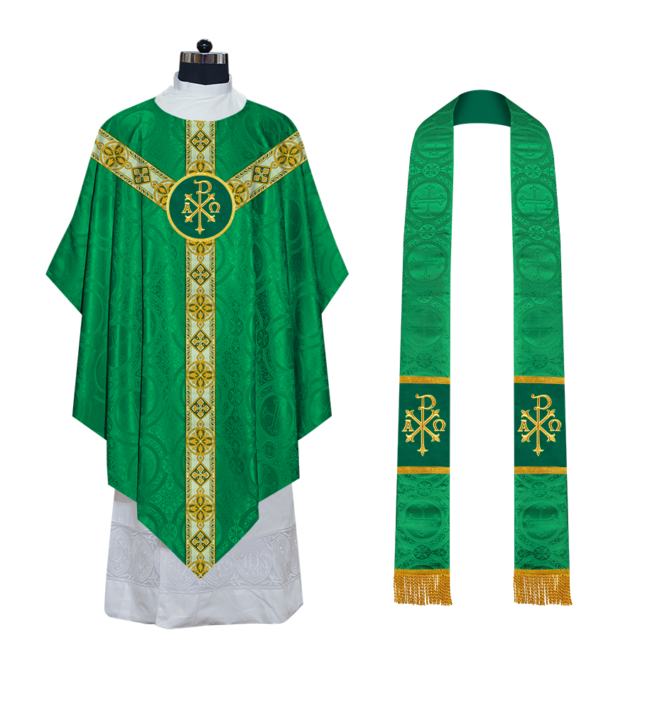 Pugin Style Chasuble Designed with Different Orphrey