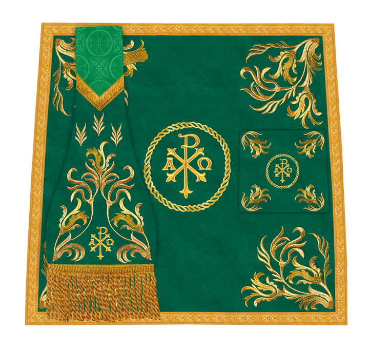 Church Altar Cloth with Refined Embroidery and Motif