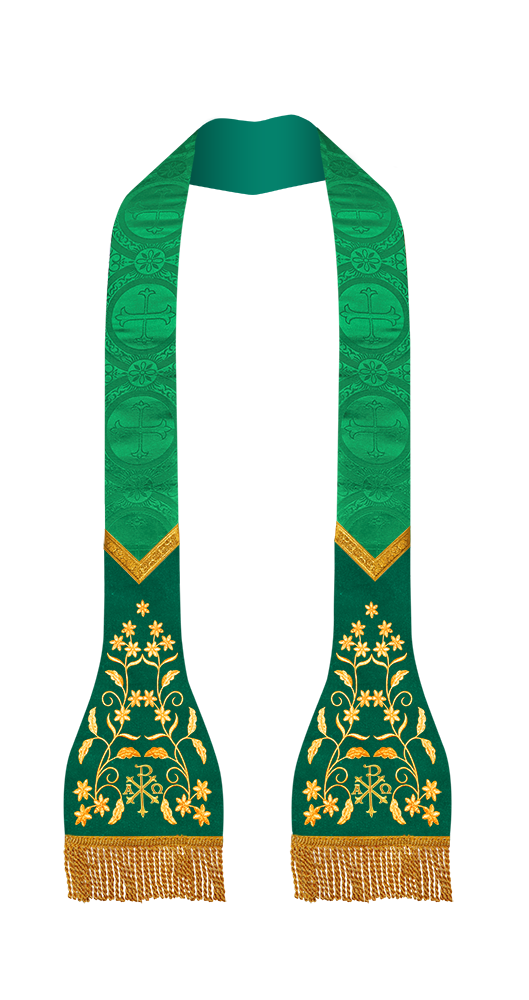 Roman Stole with Floral design