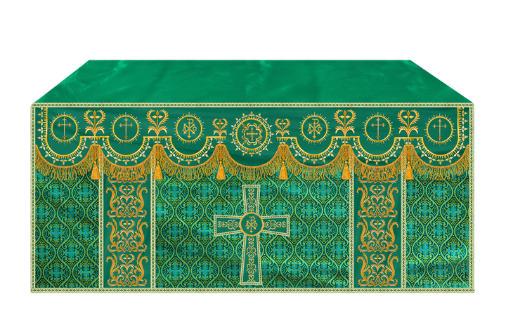 Communion Table Cloth with Embroidered Trims