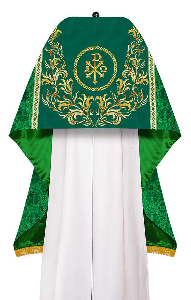 Humeral Veil Vestment with Embroidery Motif