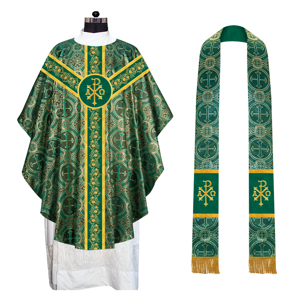 Gothic Chasuble with Grapes Embroidery