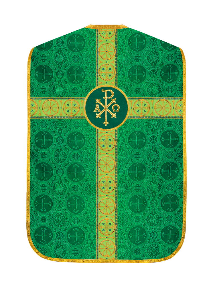 Roman Chasuble with Adorned Orphrey