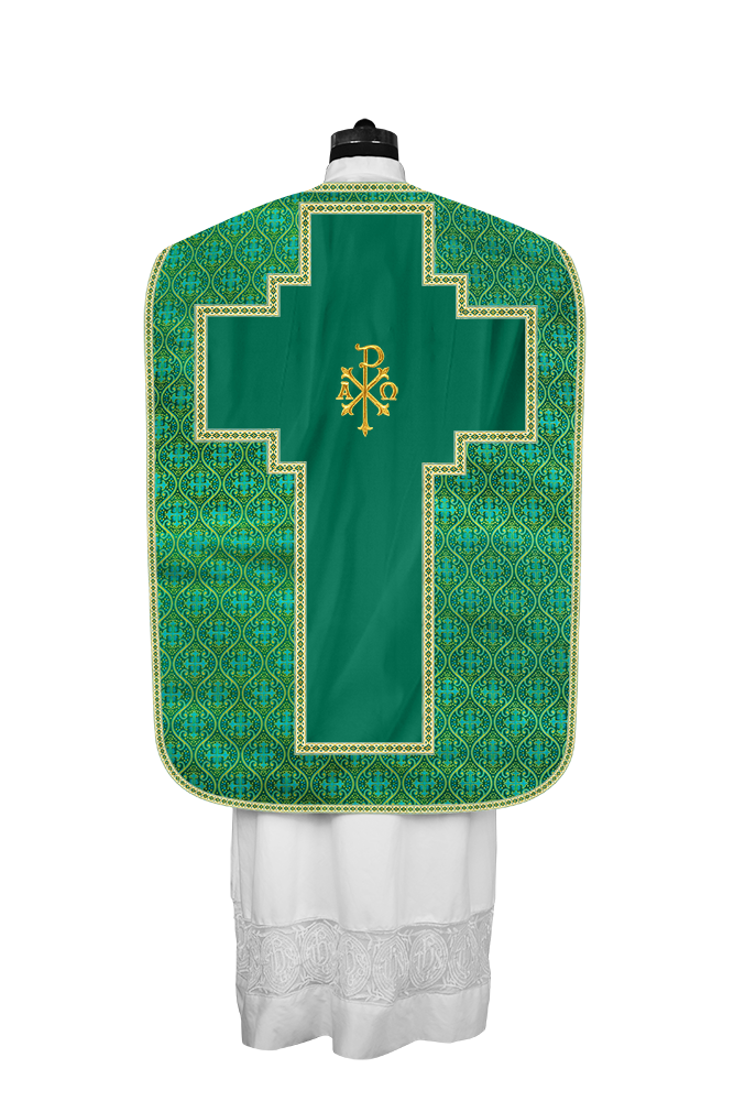 Roman chasuble with Motif and Trims