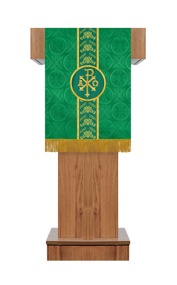 Altar Lectern Cloth with Embroidered Details