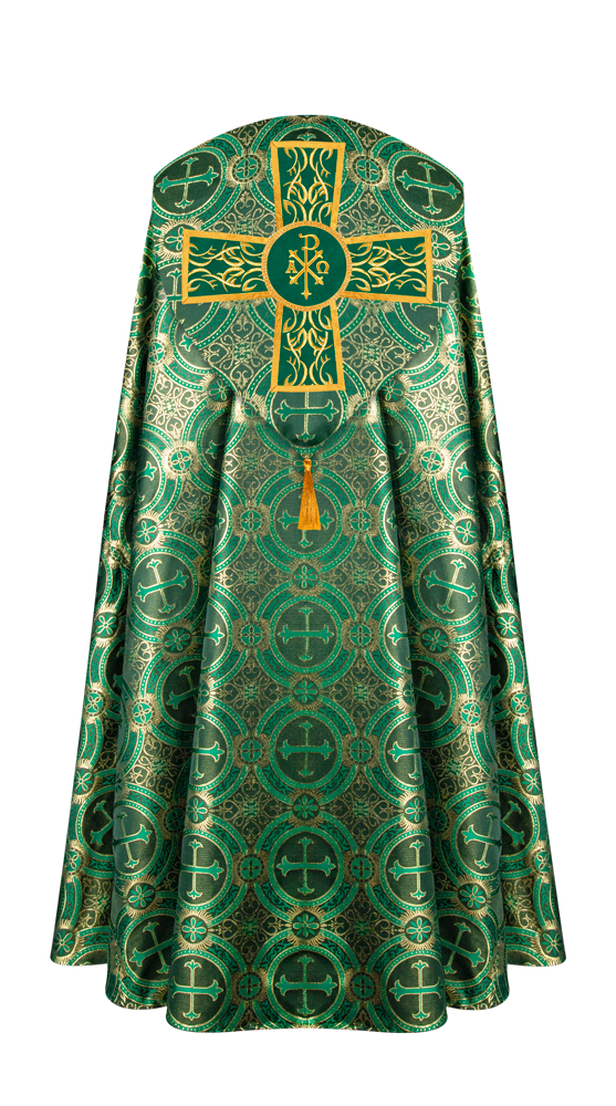 Gothic Cope Vestments With Liturgical Embroidery and Trims