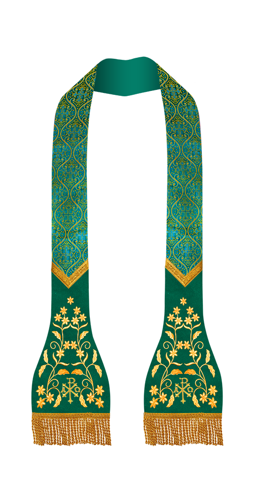 Roman Stole with Floral design