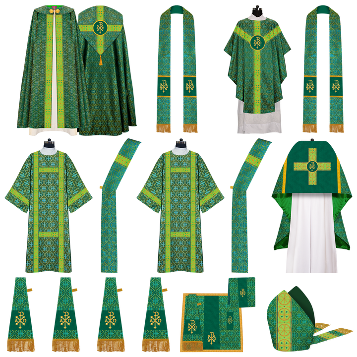 Gothic Highline Mass Set with Embroidered Motif and Trims