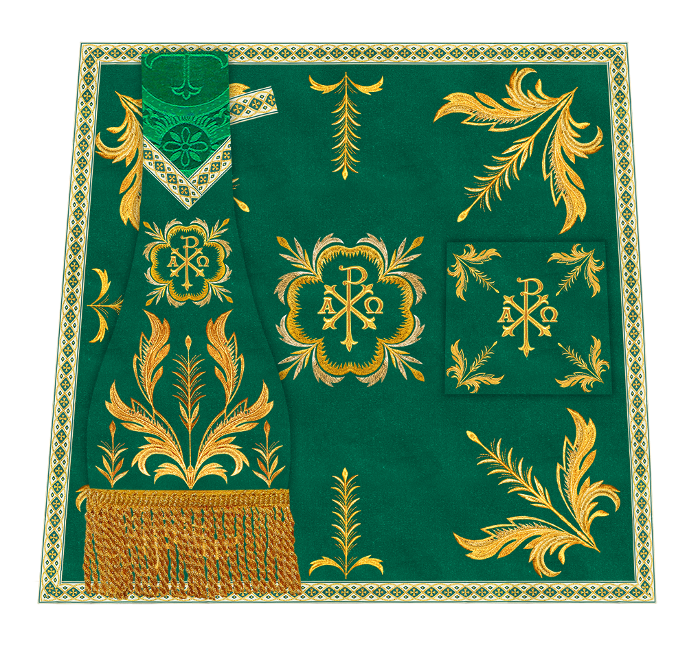 Borromean Chasuble Vestment With Liturgical Trims