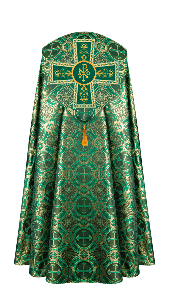 Gothic Cope Vestments With Colour Trims