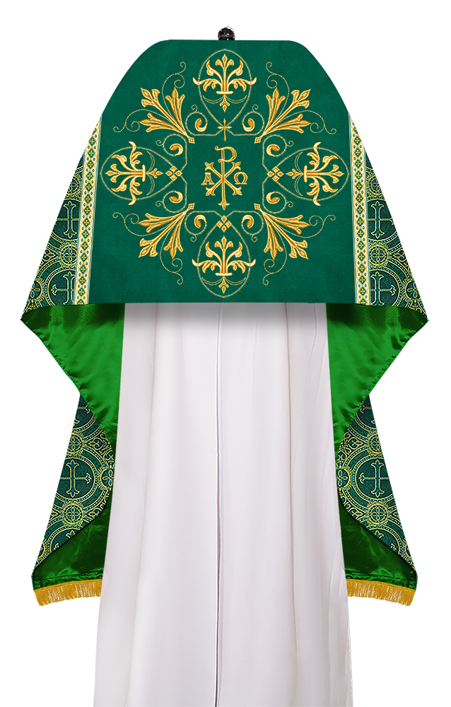 Humeral Veil Vestment with Adorned Liturgical Motif