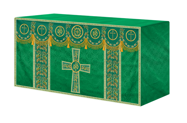 Handmade Church Altar Cloth with Traditional Embroidery