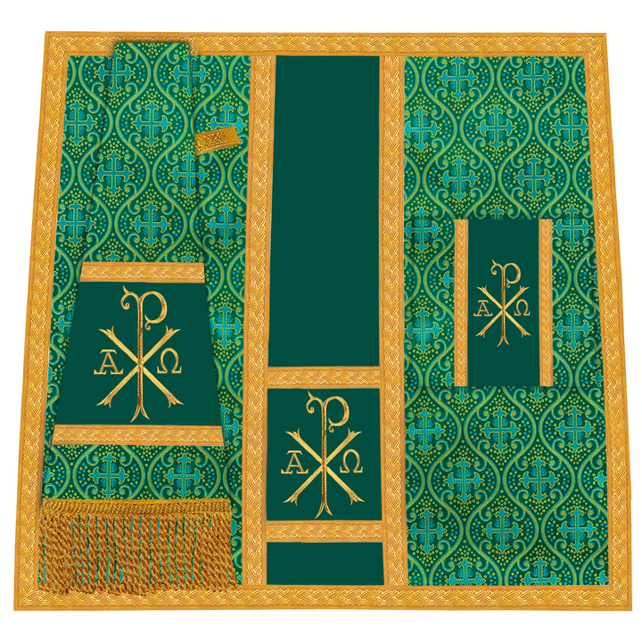 Roman Chasuble with Woven Braids