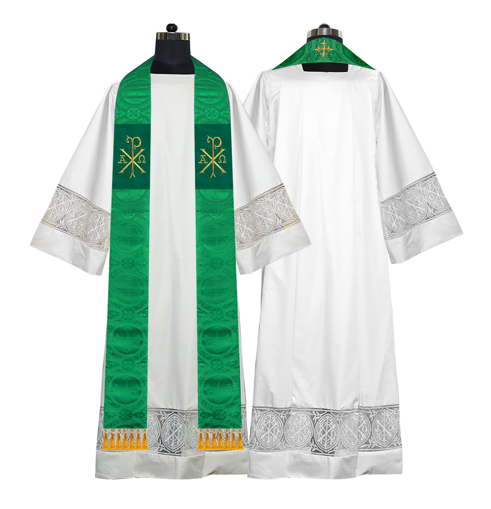 Embroidered Priest Stole with Motif