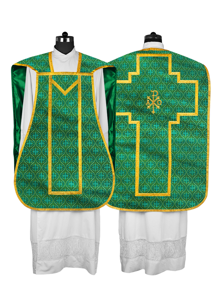 Roman Chasuble with adorned motif