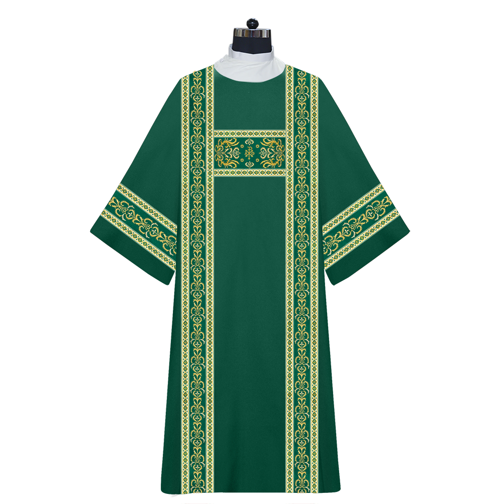 Dalmatics Vestments Enhanced With Woven Braids