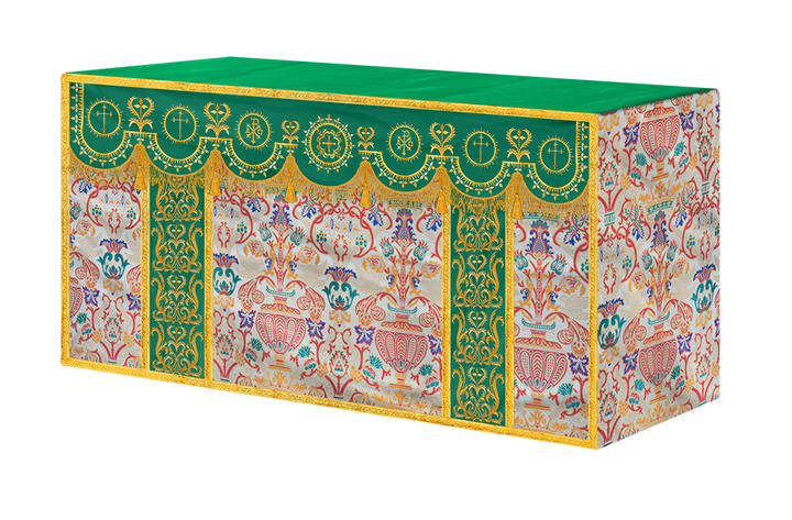 Tapestry Altar Cloth with Woven Braids