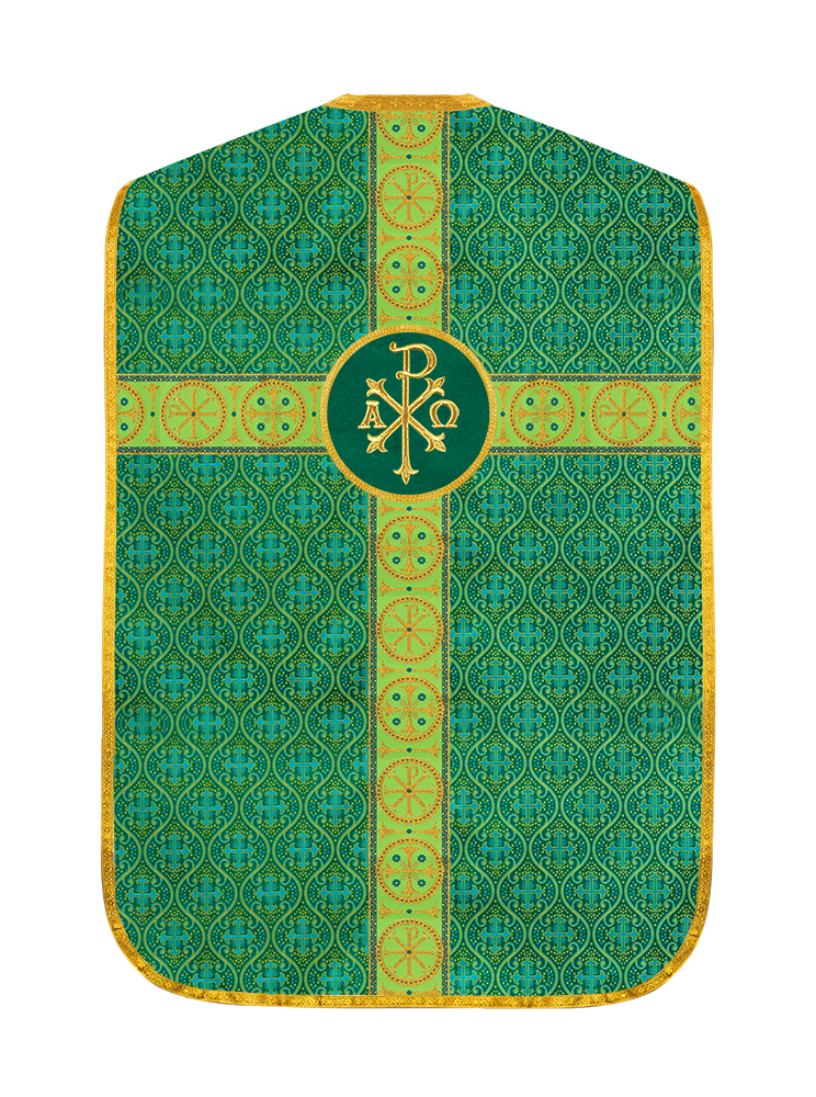 Roman Chasuble with Adorned Orphrey