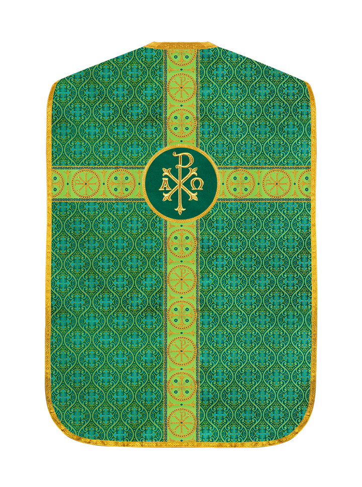 Roman Chasuble with Adorned Orphrey