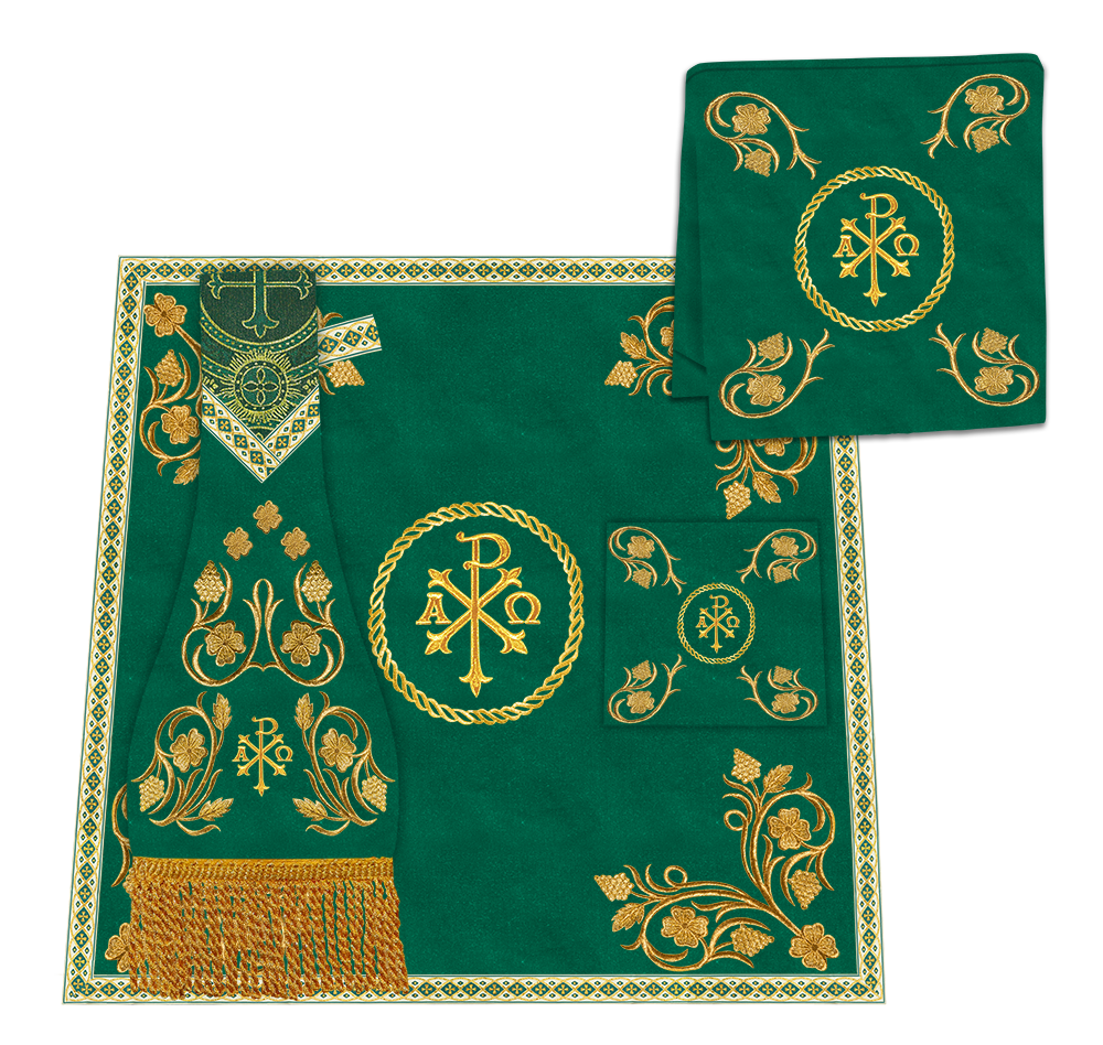 Borromean Chasuble Vestment With Grapes Embroidery and Trims
