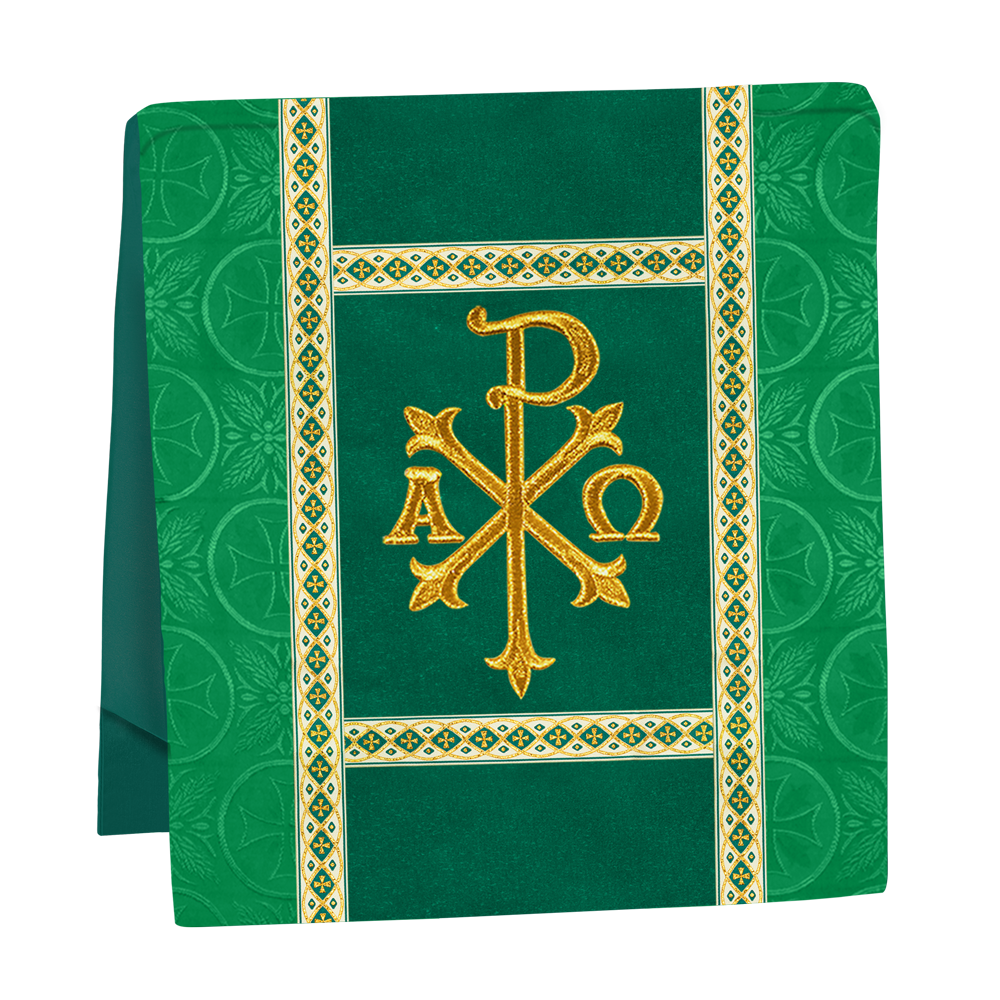 Traditional Altar Mass Set with  Embroidered Motifs